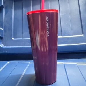 Starbucks Vibrant Purple Tumbler with pink Lid